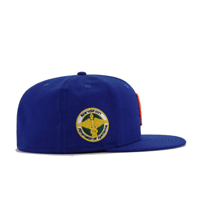New York Mets Light Royal Blue NYC Department of Sanitation New Era 59Fifty Fitted