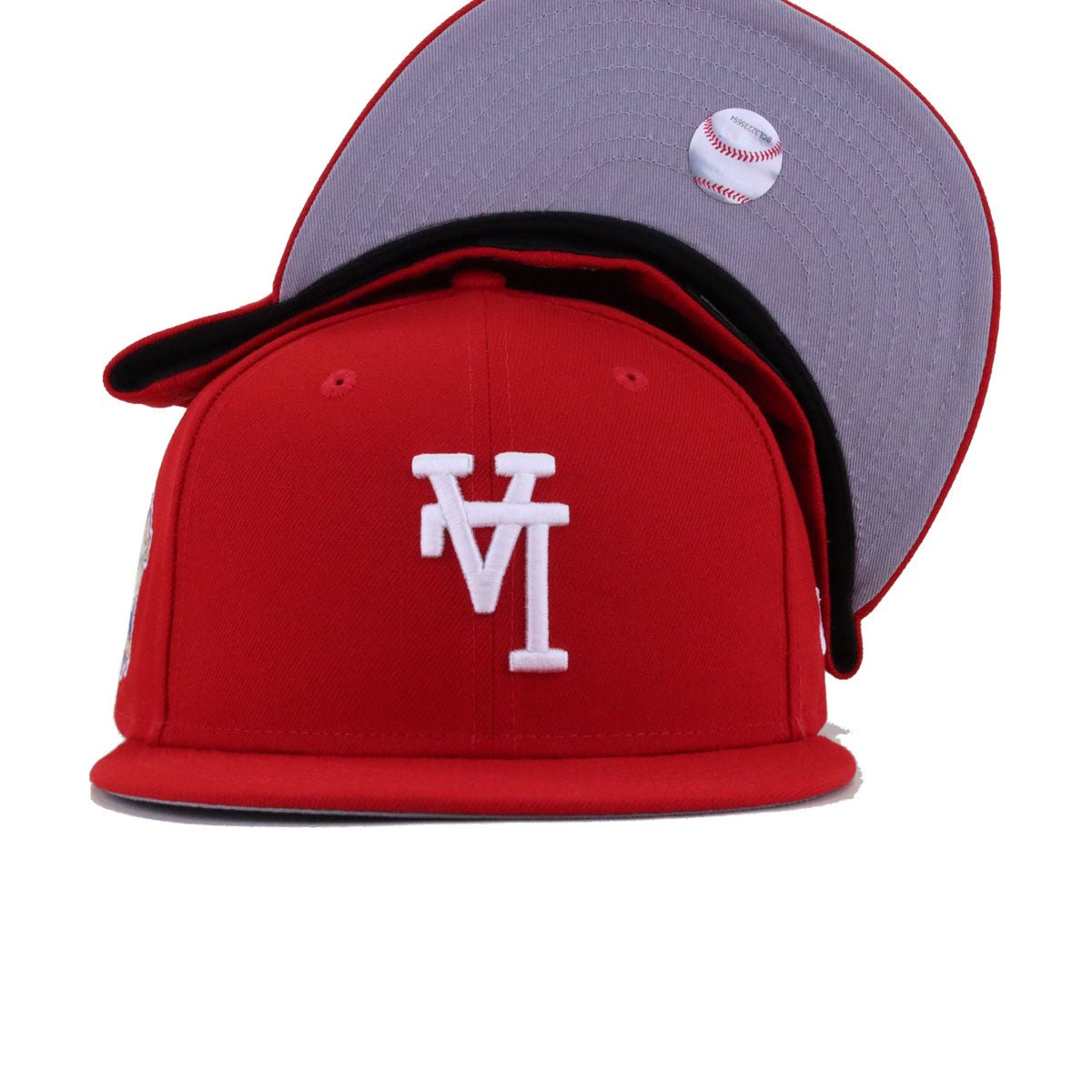 Los Angeles Dodgers Scarlet Upside Down 40th Anniversary New Era 59Fifty Fitted