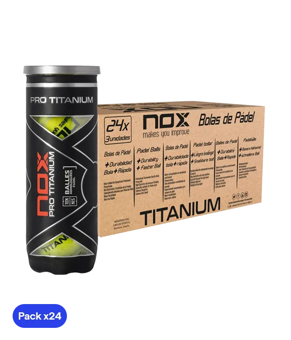 Box Balls  NOX Pro Titanium (Pack x24)