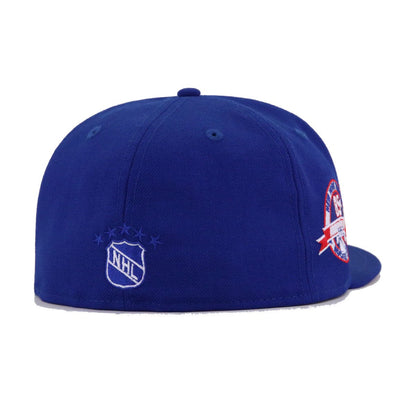 New York Rangers Light Royal Blue 85th Anniversary New Era 59Fifty Fitted