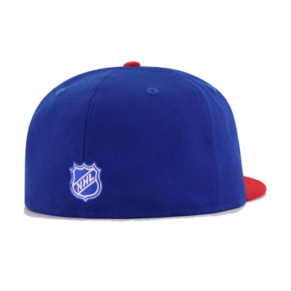 New York Rangers Light Royal Blue Scarlet New Era 59Fifty Fitted