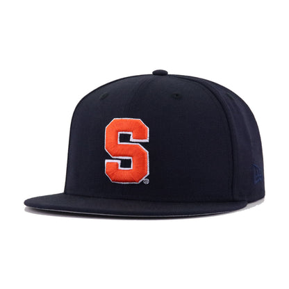 Syracuse University Orange Navy OTTO New Era 59Fifty Fitted
