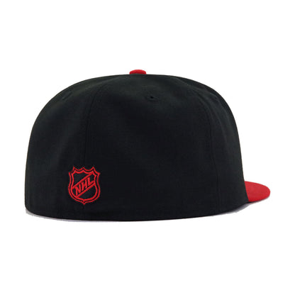 New York Rangers Black Scarlet New Era 59Fifty Fitted