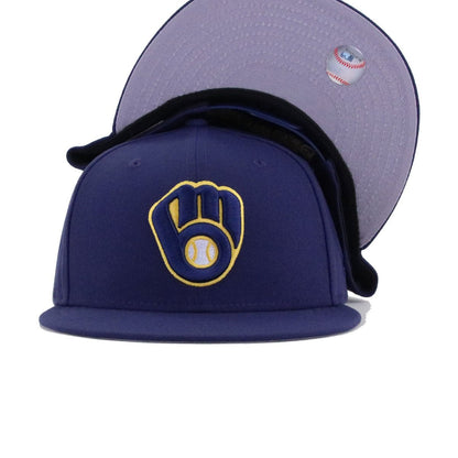 Milwaukee Brewers Light Navy New Era 9Fifty Snapback