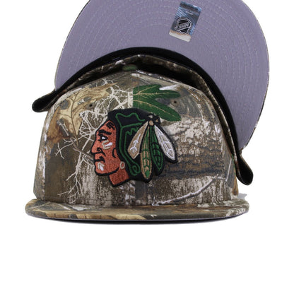 Chicago Blackhawks Real Tree Edge Camouflage New Era 59Fifty Fitted