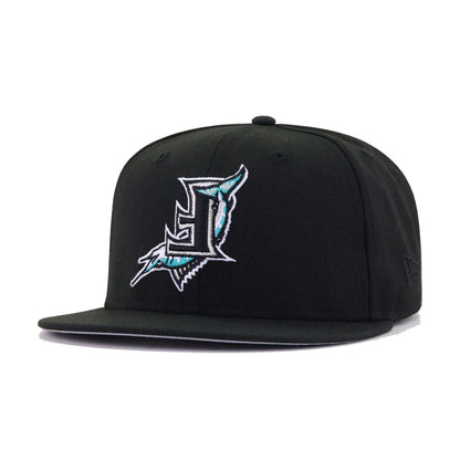 Florida Marlins Black Upside Down New Era 59Fifty Fitted