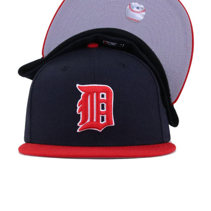 Detroit Tigers Navy Scarlet 2006 New Era 59Fifty Fitted