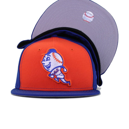 New York Mets Orange Light Royal Blue Batting Practice New Era 59Fifty Fitted