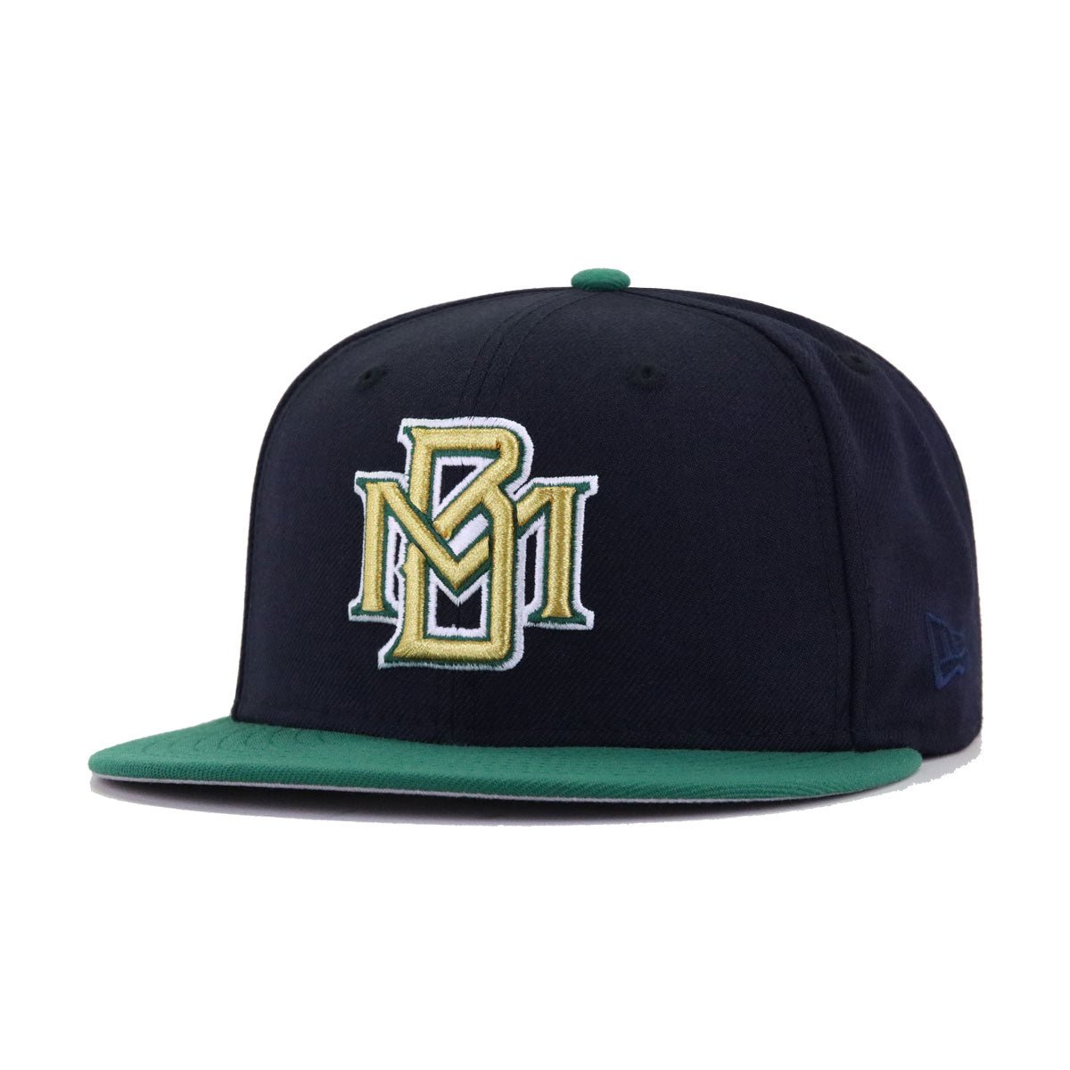Milwaukee Brewers Navy Emerald Green 1994 New Era 59Fifty Fitted
