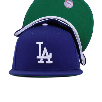 Los Angeles Dodgers Dark Royal Blue Green Bottom New Era 59Fifty Fitted