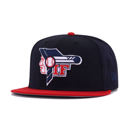 Idaho Falls Braves Navy Scarlet New Era 59Fifty Fitted