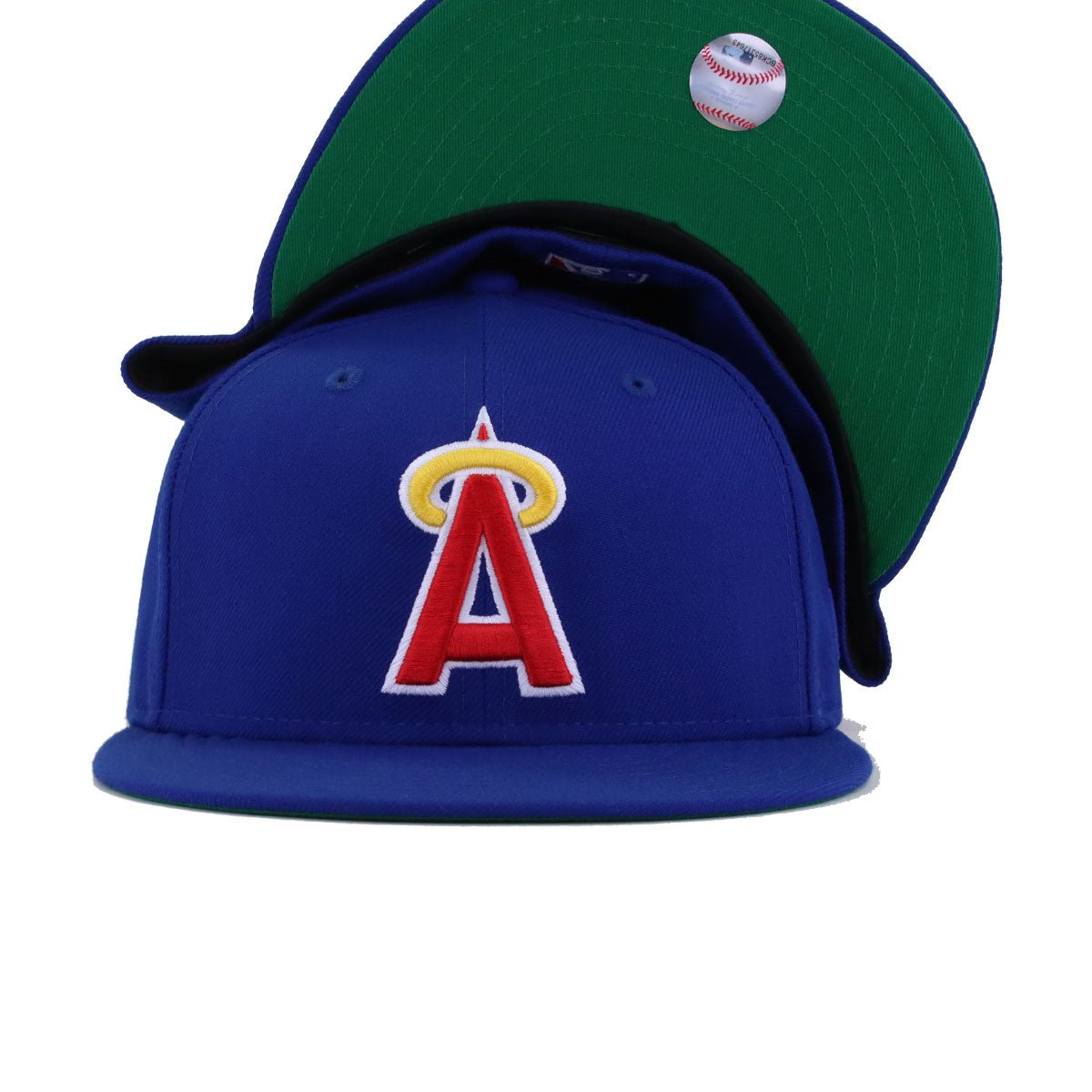 Los Angeles Angels Light Royal Blue 1989 Green Bottom New Era 59Fifty Fitted