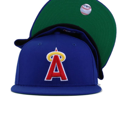 Los Angeles Angels Light Royal Blue 1989 Green Bottom New Era 59Fifty Fitted