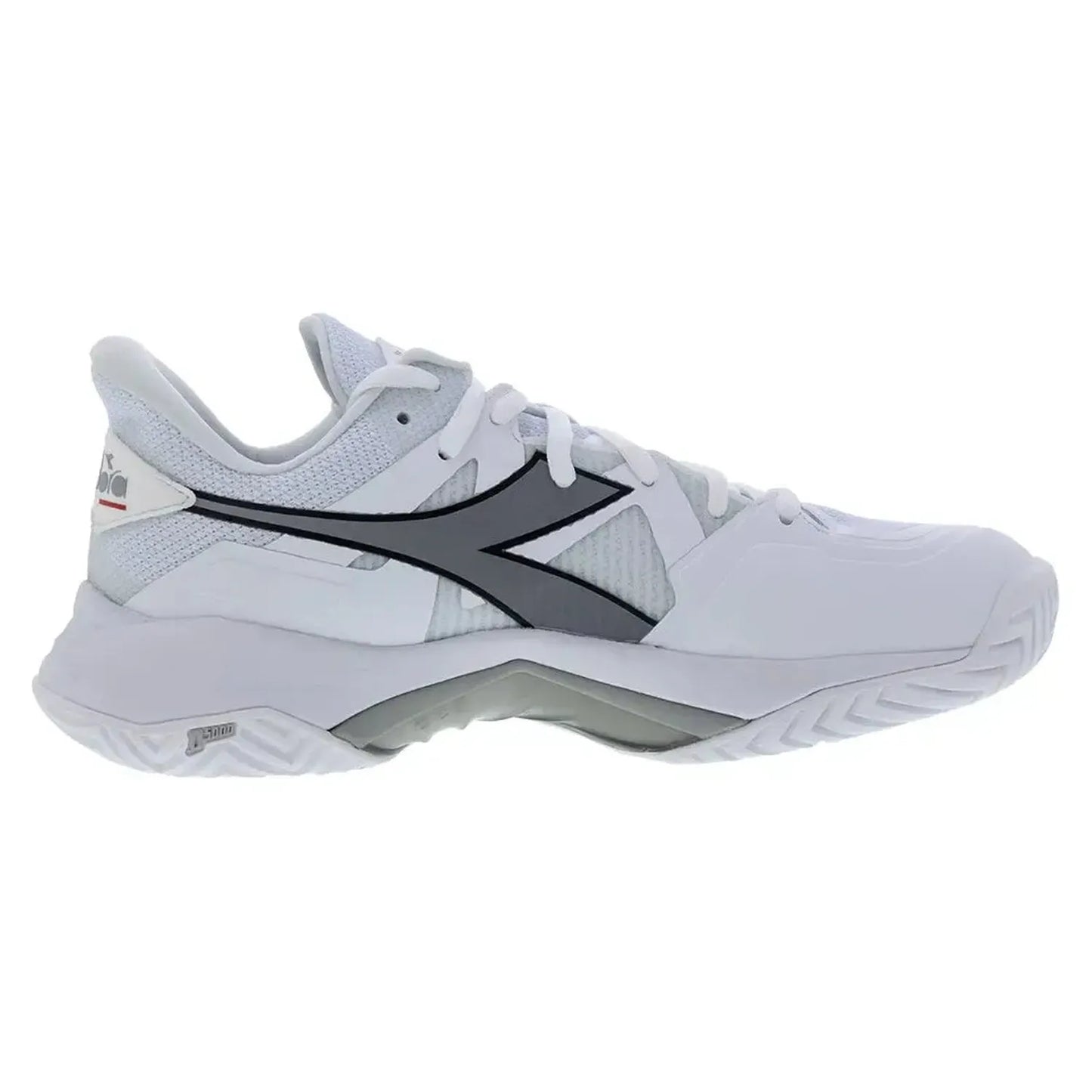 Men's B.Icon 2 AG Tennis Shoes White and Silver