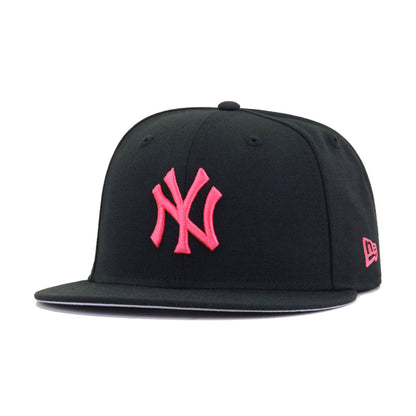 New York Yankees Black Lava Red Logo New Era 59Fifty Fitted