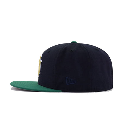 Milwaukee Brewers Navy Emerald Green 1994 New Era 59Fifty Fitted