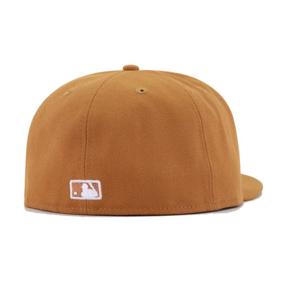 Los Angeles Dodgers Light Bronze Upside Down New Era 59Fifty Fitted