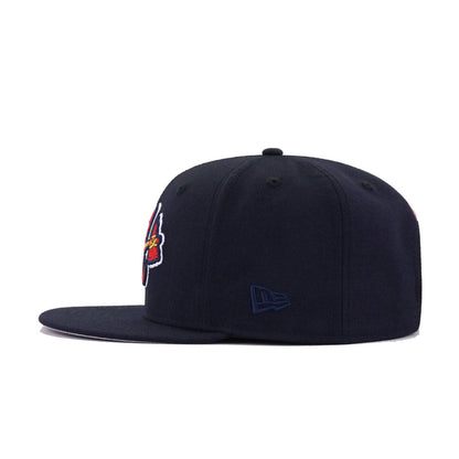 Atlanta Braves Navy New Era 9Fifty Snapback