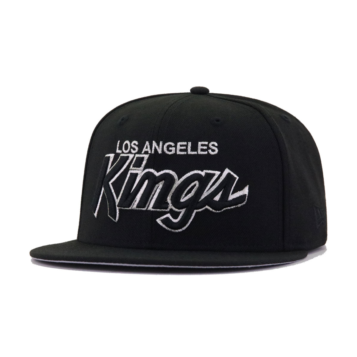 Los Angeles Kings Black SCRIPT New Era 59Fifty Fitted