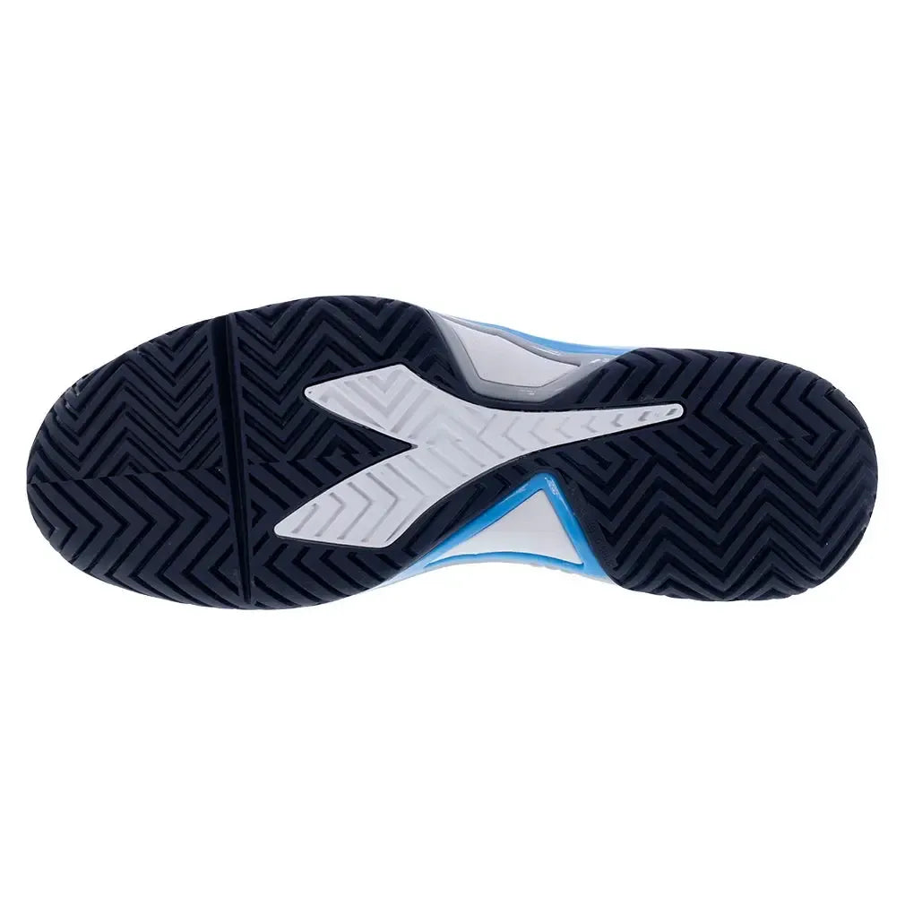 Men's B.Icon 3 Tennis Shoes White and Blue Corsair