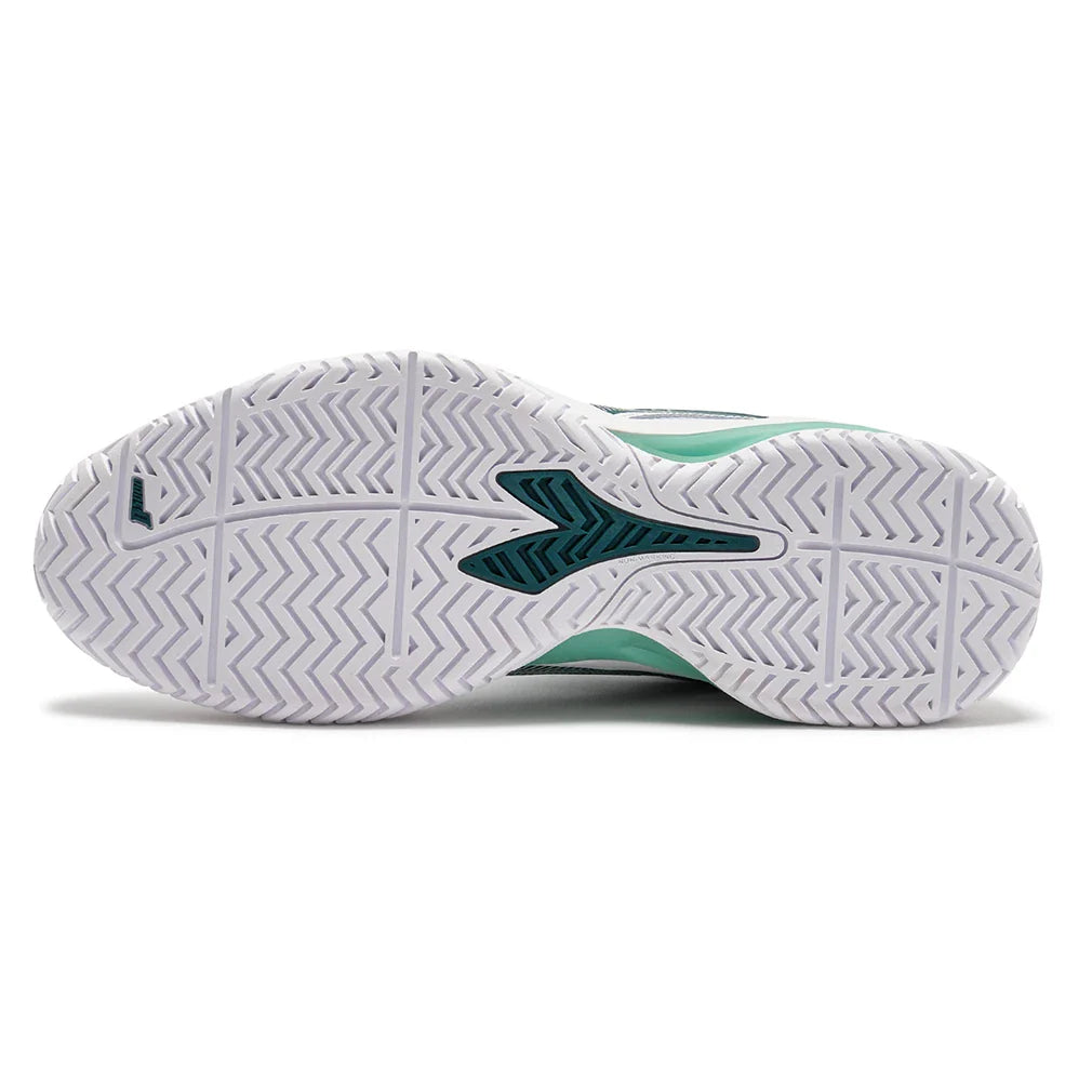 Men's Blushield Torneo 3 Tennis Shoes White and Shaded Spruce