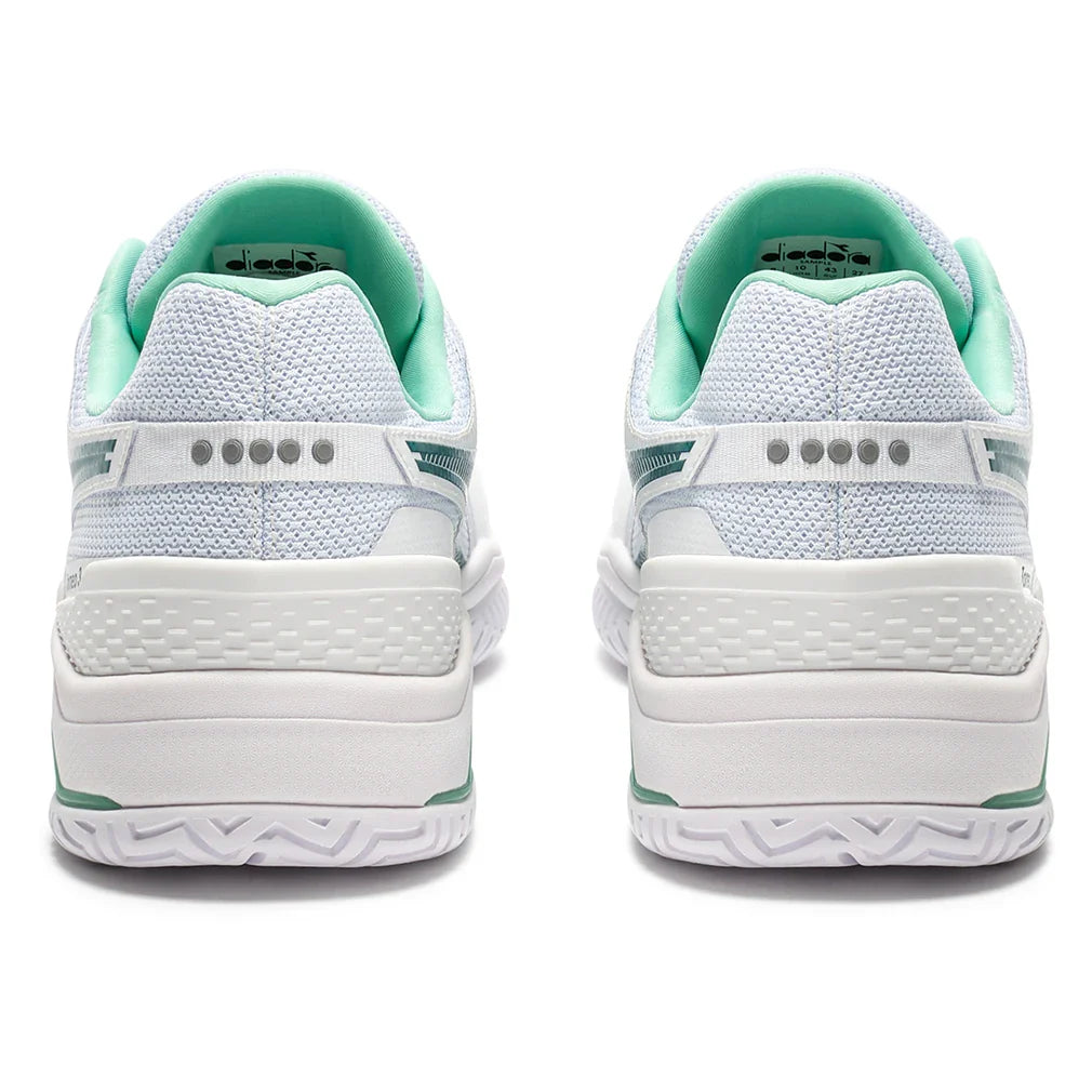 Men's Blushield Torneo 3 Tennis Shoes White and Shaded Spruce