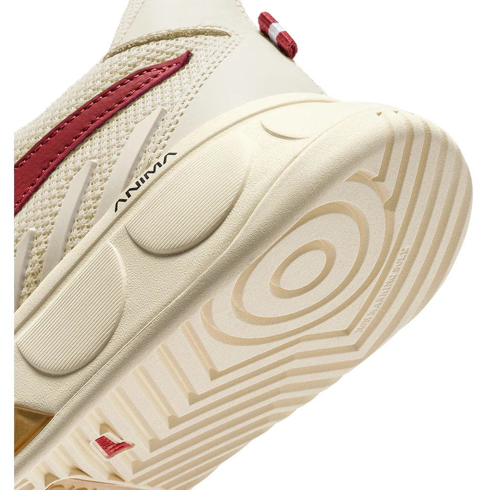 B. Elite Star Tennis Shoes Whisper White and Garnet