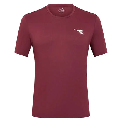 Men's Short Sleeve Icon Tennis Top-Apparel-Diadora-182122-F25-45103-1-Tennis Express
