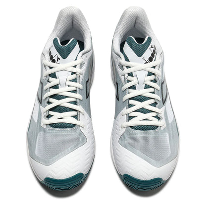 Men's Trofeo 4 AG Tennis Shoes White and Black