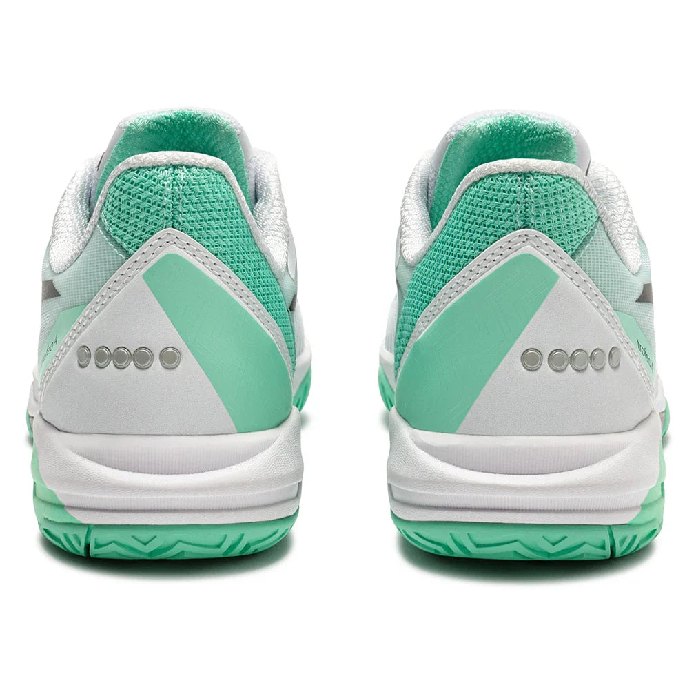 Women's Trofeo 4 AG Tennis Shoes White and Cabbage