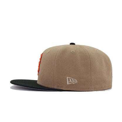 San Francisco Giants Khaki Black New Era 59Fifty Fitted