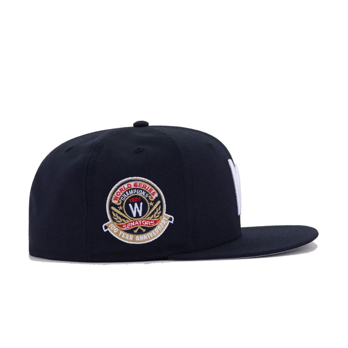 Washington Senators Navy 1924 World Series Champions 100th Anniversary New Era 59Fifty Fitted