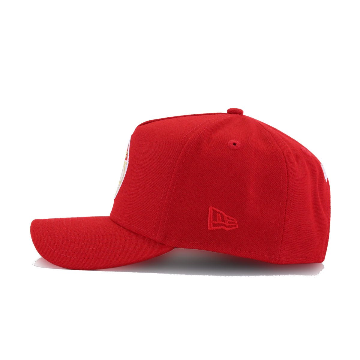 San Francisco 49ers Scarlet New Era 9Forty A-Frame Snapback