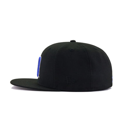 Duke University Blue Devils Black New Era 59Fifty Fitted