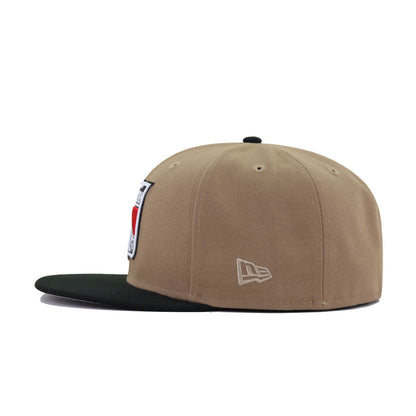New York Rangers Khaki Black New Era 59Fifty Fitted