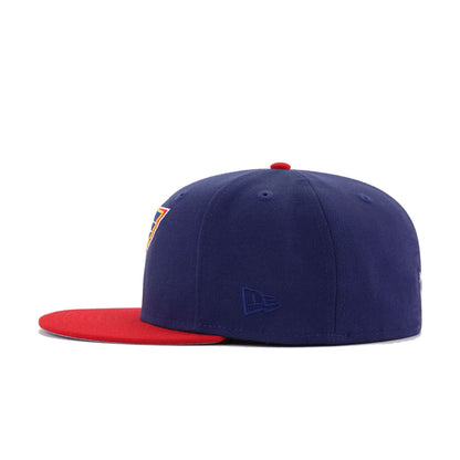 St Louis Blues Light Navy Scarlet New Era 59Fifty Fitted