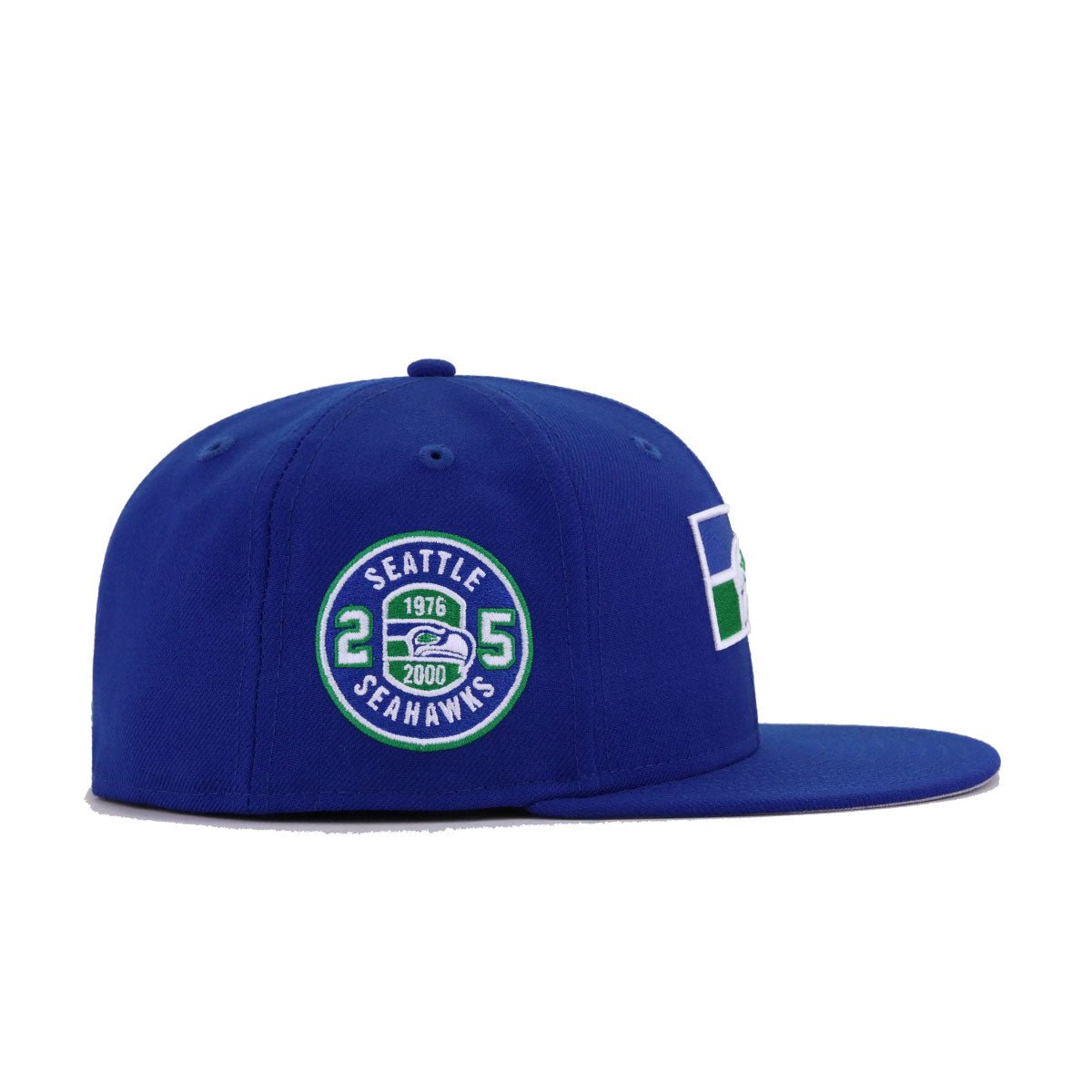 Seattle Seahawks Light Royal Blue 1976 25th Anniversary New Era 59Fifty Fitted