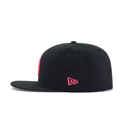 New York Yankees Black Lava Red Logo New Era 59Fifty Fitted