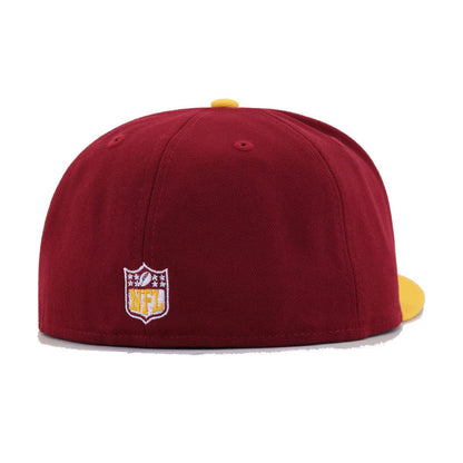 Washington Commanders Cardinal A Gold New Era 59Fifty Fitted