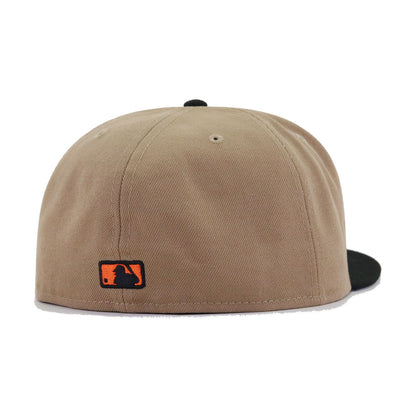 San Francisco Giants Khaki Black New Era 59Fifty Fitted