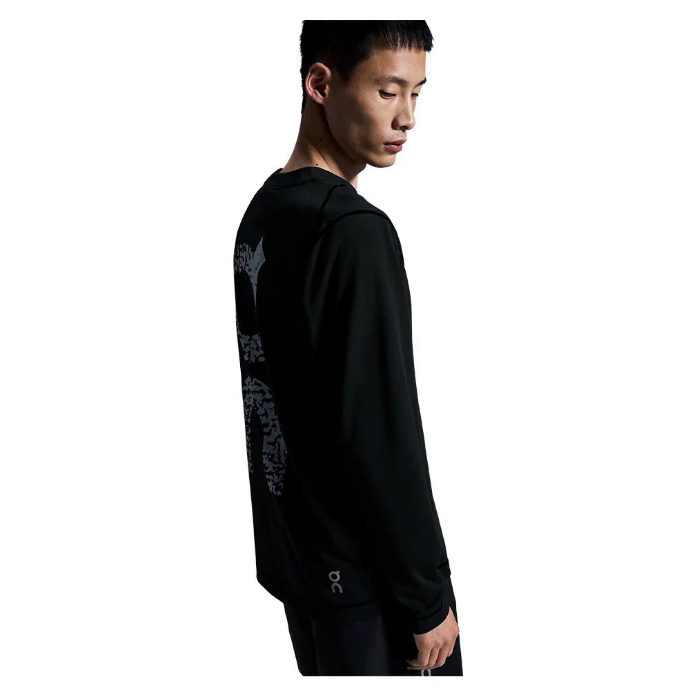 Men's Training Long Graphic Top Black