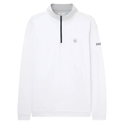 Men's Greenwich Sport 1/4 Zip-Apparel-Boast-White-S, [current_file_name-Tennis Express