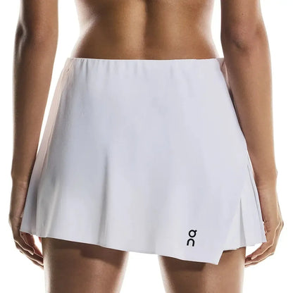 Women's Court Side Pleat Tennis Skort White