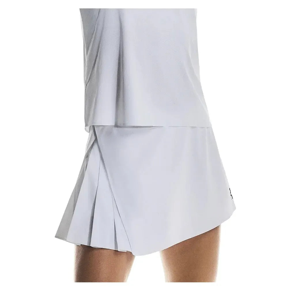 Women's Court Side Pleat Tennis Skort White