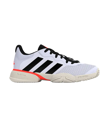 Padel Shoes Adidas Barricade Kids White Rojo