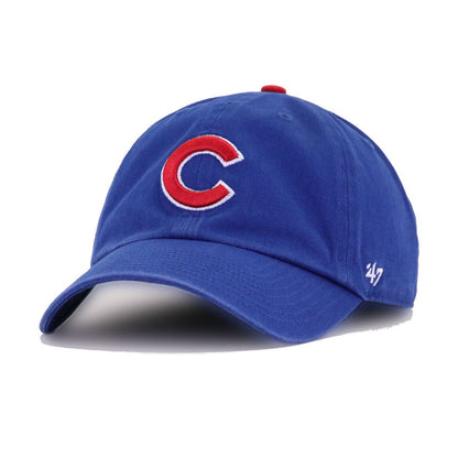 Chicago Cubs Light Royal Blue 47 Brand Clean Up Dad Hat