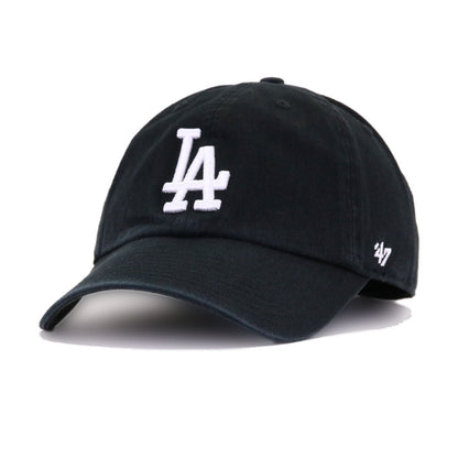 Los Angeles Dodgers Black 47 Brand Clean Up Dad Hat