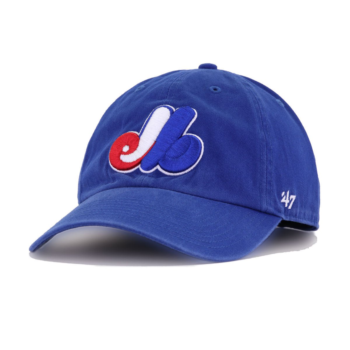 Montreal Expos Light Royal Blue Cooperstown 47 Brand Clean Up Dad Hat