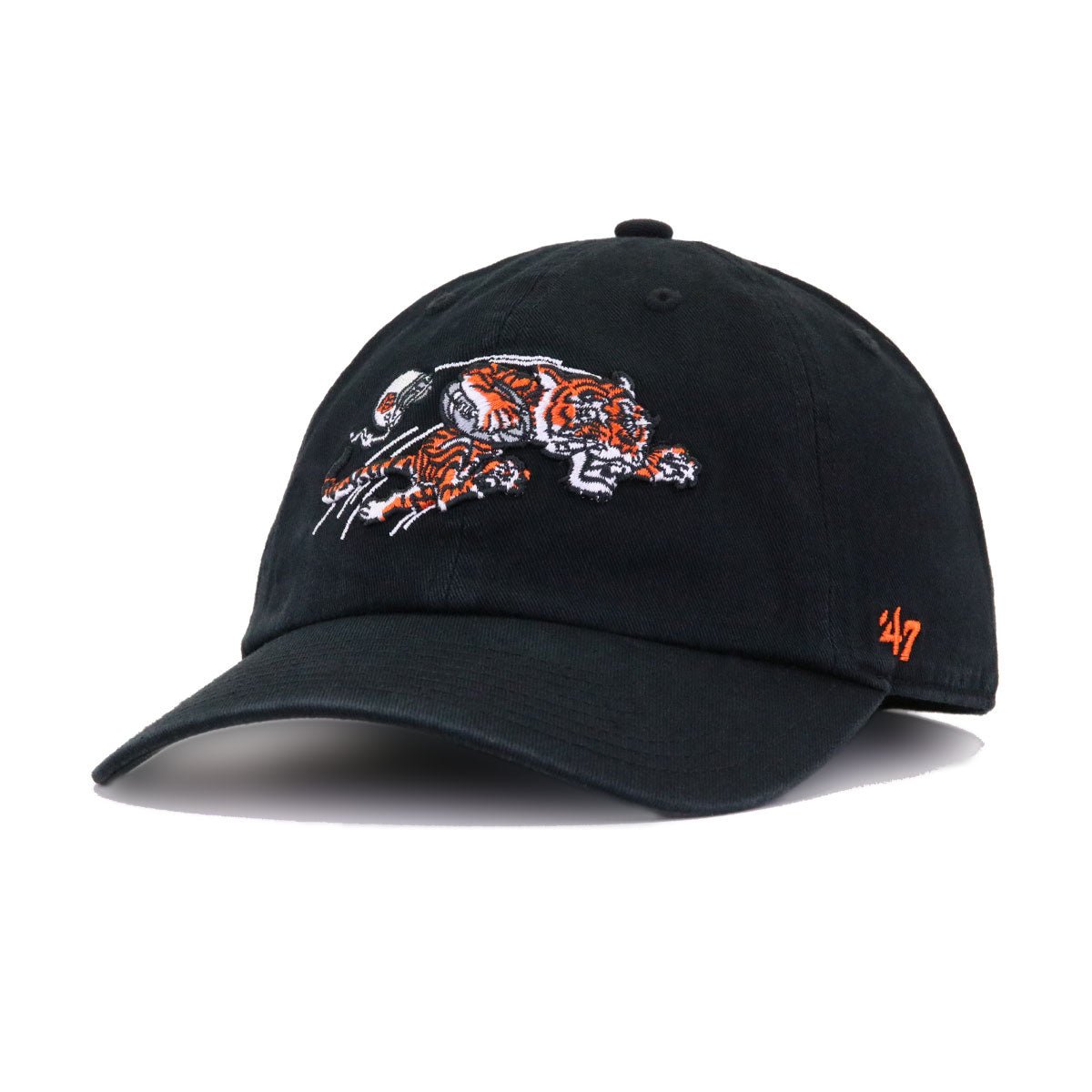 Cincinnati Bengals Legacy Black 47 Brand Clean Up Dad Hat