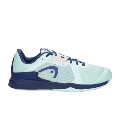 Padel Shoes HEAD Sprint Team 3.5 Clay Mujer Aqua Dark Blue
